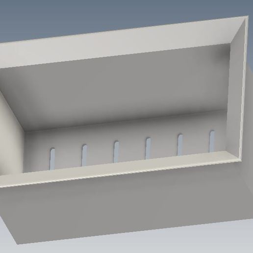 Pallet insert flower pot planter 3D model