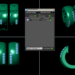 2.png Archivo STL Cosas de pendientes redondos・Diseño de impresión en 3D para descargar