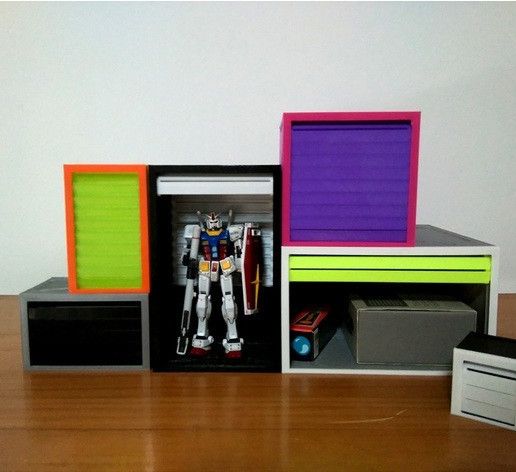 Parametric Garage Boxes - 3D model önizlemesi