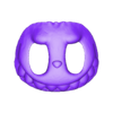 Labubu face plate V6.stl Labubu Face Faceplate