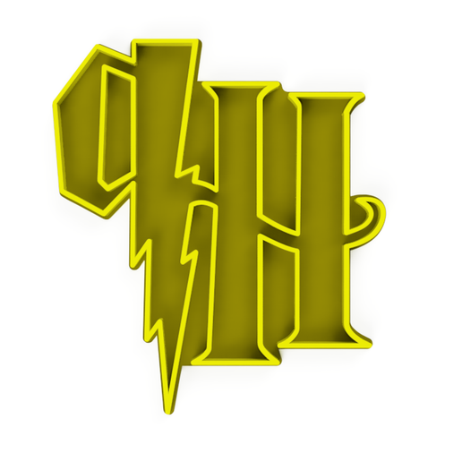 cookie cutter Harry Potter Logo, fondant 3D model