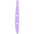 airfoil.stl İleri Süpürülmüş Kanat hannibal 1200mm