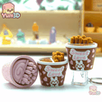 Yum3D-Chocolate Breadstick Fidget Clicker Keychain_08.png Yum3D Chocolate Breadstick Fidget Clicker Keychain - Cute Backpack Keychain