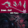 Nami-Post.png Nami Coven Staff Crown - League of Legends Cosplay