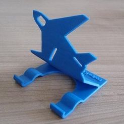 support_aircraft.jpg Archivo STL avión soclephone・Design para impresora 3D para descargar, curlydesign