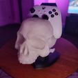 Skull_Wall_Mount_skull_controller_stand_headphone_holder-13.jpg Skull Controller Holder and Headphone Stand ||  Tabletop Decor or Wall Mounted || Regular Pattern