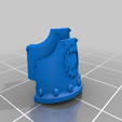 World_Eaters_1_Cataphractii_Shoulder_Pad.png (Chaos) Epaulières Space Marine - Mangeurs du monde