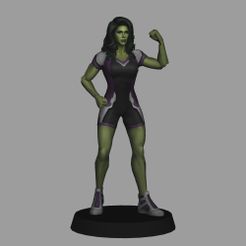 01.jpg She Hulk - She Hulk series - LOW POLYGONS AND NEW EDITION