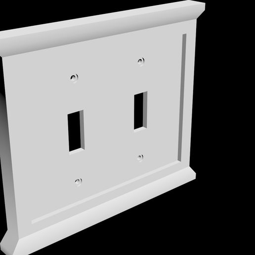 OBJDatei Single, Double, & Triple Light Switch Covers herunterladen