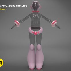cosplay-render-color.685.jpg Archivo OBJ Traje de Ochako Uraraka・Modelo para descargar y imprimir en 3D, 3D-mon
