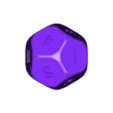 d12.stl 50 mm polyhedral dice