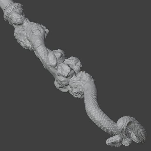 Twin-serpents-staff-1.png Bastón de las dos serpientes - Mito negro Wukong