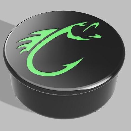 Fishing Bait Container 3D model