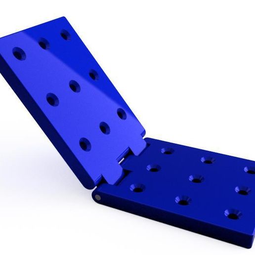 Locking Mechanical Hinge – Parametric Ready – 3D Printable STL