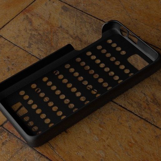 Free STL File Fairphone Case #2: Grid Holes Cutout・3D Printer Design To ...