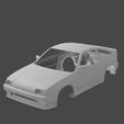 45LeftFront-CRXmugen1984.png 1984 onda CRX Mugen RC 车壳（1:10 比例）