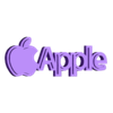 Apple logo.stl STL file apple logo・Model to download and 3D print