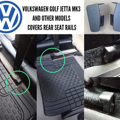 20231205_182538_0000.png VW MK1 MK2 MK3 GOLF JETTA Housses de siège arrière pour rails