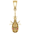 render-1.png 3D gold fish pendant