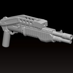 1.jpg STL file Printable Lego and Mega Bloks compatible Spas-12 Shotgun・3D print object to download