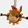 Grey-2.jpg Inflated Reindeer Ornament
