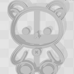 korilakuma.jpg STL file Korilakuma Cookie cutter・3D printing idea to download, PrintCraft