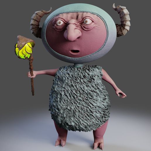 Preview1.jpg Little Monsta - 3D Print Model