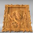 untitled.396.jpg Lion, 3D stl, CNC Router, Artcam, Aspire, CNC Files, wood, art, Wall Decor, CNC miling,lion for mill,stl for milling,milling lion.