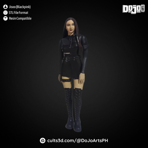 🎨 Black Pink - Jisoo - Fan Art・ STL File for 3D printing・Cults