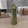HighQuality.png 3D Lighthouse with Stl Files and Gifts for Him & Lighthouse Art, 3D Printing, One of a Kind, 3D Printed Decor, Digital Art, Lighthouse Print