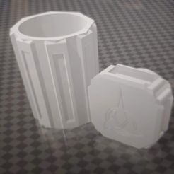 received_547138037059314.jpeg STL file PUYJAQ! Klingon dice canister・3D print object to download