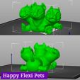 prusa.jpg Fluffy - the Cerberus dog print-in-place Halloween pet toy