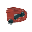 tubing-clamp-02-d12 v12-08.png tubing clamp medium size d12  to instantly stop the flow of air or liquids through the type of vinyl hose typically used in homebrew applications tc-02 3dprint