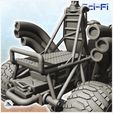 6.jpg Three-wheeled motorbike post-apo with automatic weapon (10) - Future Sci-Fi SF Post apocalyptic Tabletop Scifi