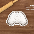 single-heart-hands.png Sign Language Hands Cookie Cutter Set