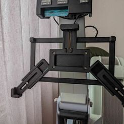 Concept2-Tablet-Mount.jpg 3D-Datei iPad / Tablet-Halterung für Concept2 Rudergerät kostenlos・Design für 3D-Drucker zum herunterladen