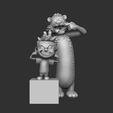 23.jpg Calvin and Hobbes for 3d print stl