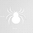 Spider7-2.jpg 7 Spider Silhouettes, Arachnid Outlines, Orb Weaver, Hourglass Spider, Stencils