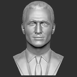 1.jpg STL file Matthew McConaughey bust for 3D printing・3D printing template to download, PrintedReality