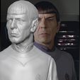 Spock_0020_Слой 2.jpg Mr. Spock from Star Trek Leonard Nimoy bust