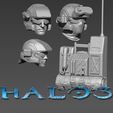 canva-97.png heads and backpack MARINE HALO 3 3d model spartan collection