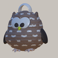 Owl-2.png Cute Owl with Holder (key, handphone etc)