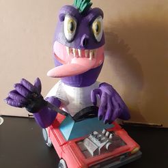 Monster-Car-Pic.jpg STL file Monster Car Hot Rod Model Statue・Design to download and 3D print