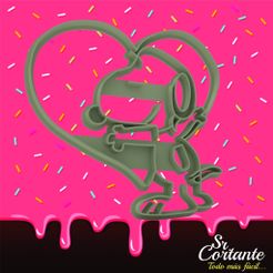 0978 B.jpg THEME SNOOPY COOKIE CUTTER - COOKIE CUTTER
