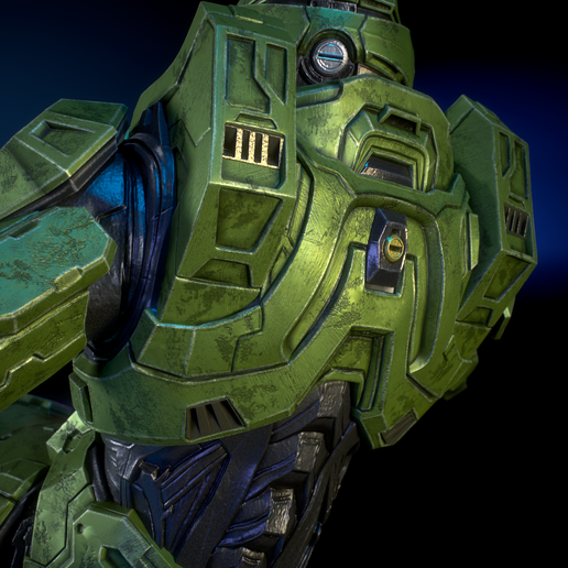 1_Back-1-190.png Halo Infinite Fanart - Master Chief 3d print figurine