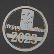 1.png happy new year 2023 Cookie Cutter