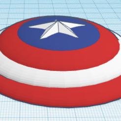Steve-Rodgers-Shield-Angle.png Fichier STL gratuit Bouclier de Captain America・Objet à télécharger et à imprimer en 3D
