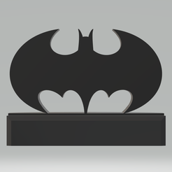 sop-bat-log.png STL file batman phone holder・3D print object to download