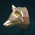 PWH-13.jpg Low poly Wolf head