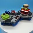 DSC_0913.JPG Free STL file Little Cities - Burger Drive Through・3D printable model to download